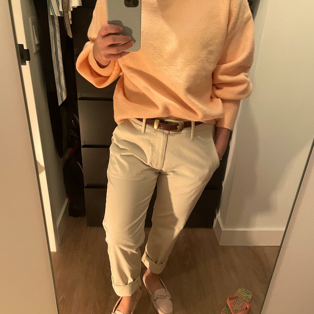 J.Crew Petite Slim Boyfriend Chino Pant